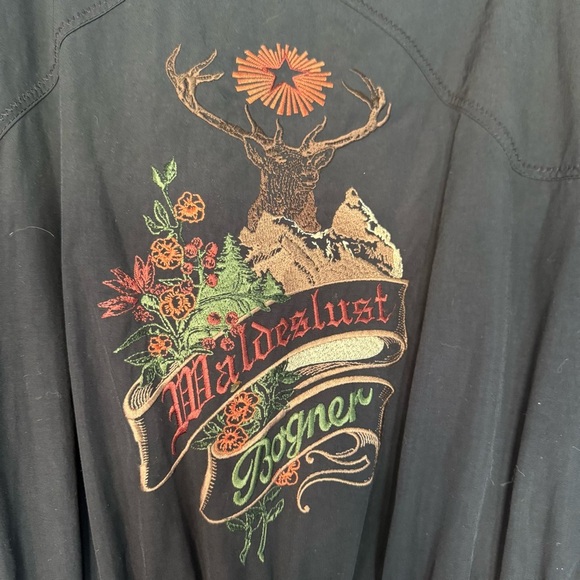 Bogner Vintage Super Rare Waldeslust Forest Joy Buck Ski Snowboard Suit size 8 - Picture 15 of 15